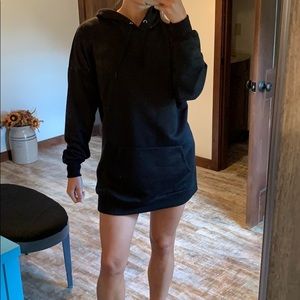 Black Hoodie Dress